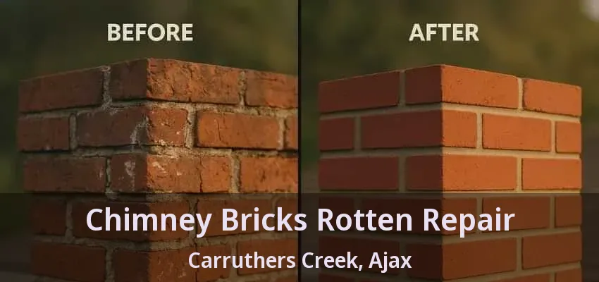 Chimney Bricks Rotten Repair Carruthers Creek, Ajax - ON