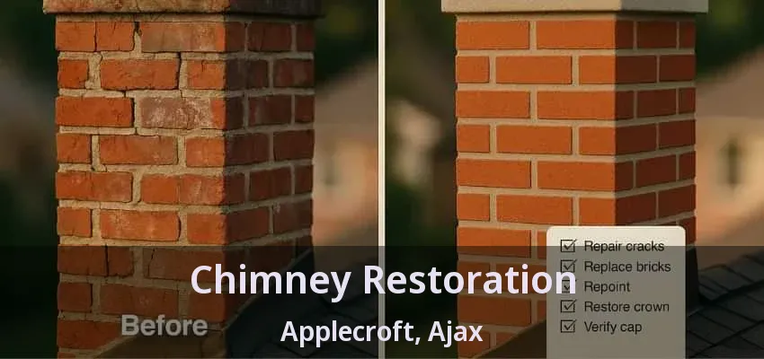 Chimney Restoration Applecroft, Ajax - ON