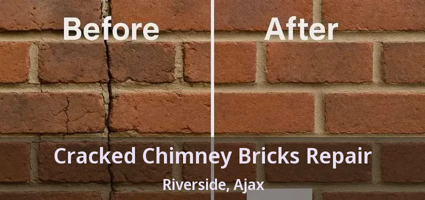 Cracked Chimney Bricks Repair Riverside, Ajax - ON