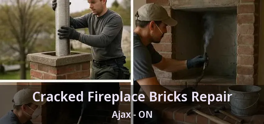 Cracked Fireplace Bricks Repair Ajax - ON