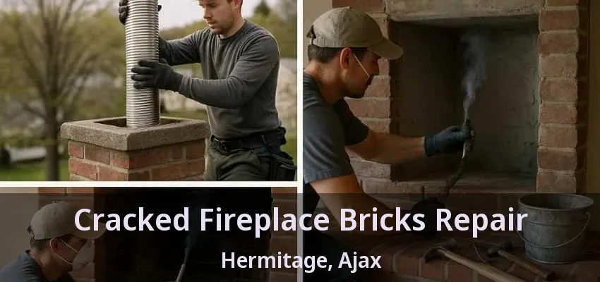 Cracked Fireplace Bricks Repair Hermitage, Ajax - ON