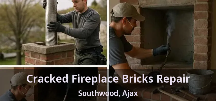 Cracked Fireplace Bricks Repair Southwood, Ajax - ON