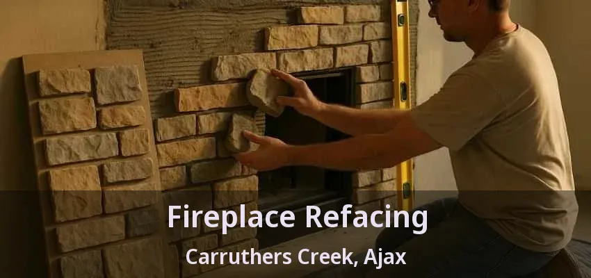 Fireplace Refacing Carruthers Creek, Ajax - ON