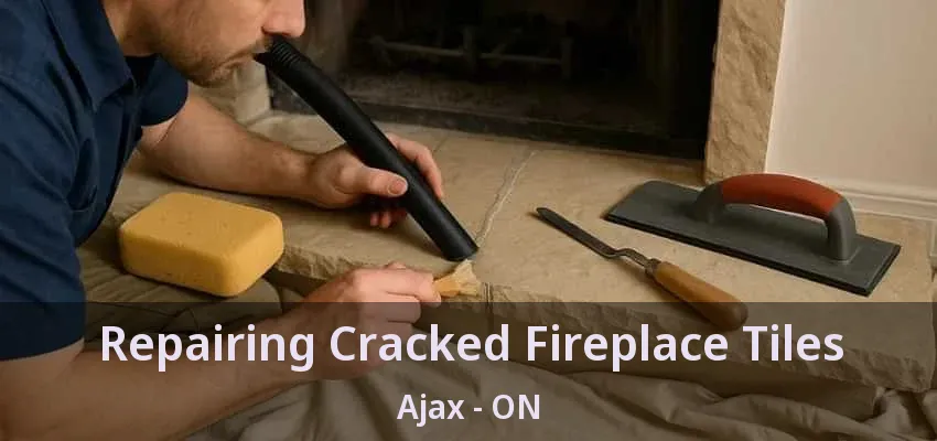 Repairing Cracked Fireplace Tiles Ajax - ON