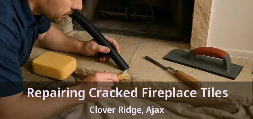 Repairing Cracked Fireplace Tiles Clover Ridge, Ajax - ON